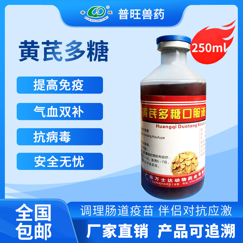 普旺兽药 黄芪多糖口服液